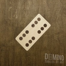 T019 Dark Walnut Inlay Domino